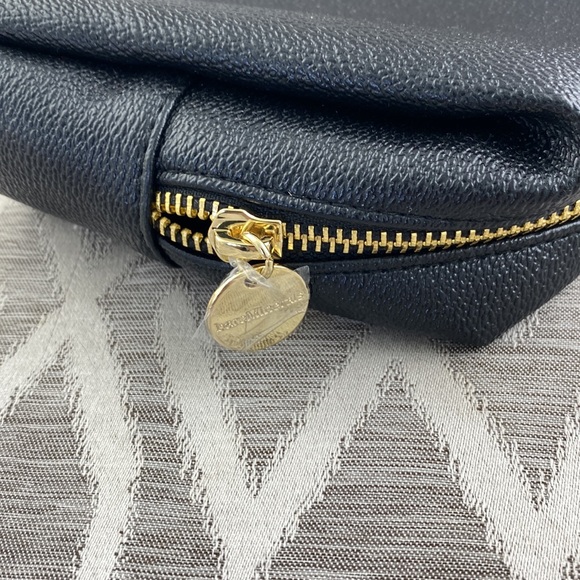 bareMinerals Cosmetic Zip Pouch Black NWT New With Tags - Picture 3 of 6